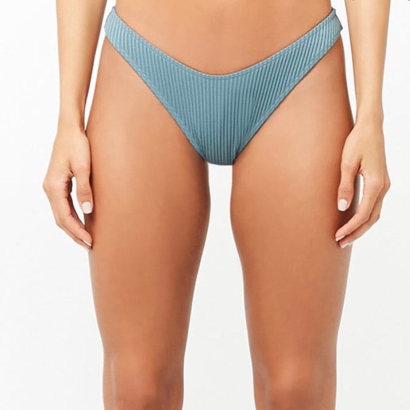 Ribbed Bikini Bottoms - Picture 4 of 4